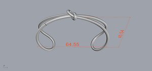 bracelet knot 3dm