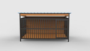 Dog Playpen 02 3D model 3D model