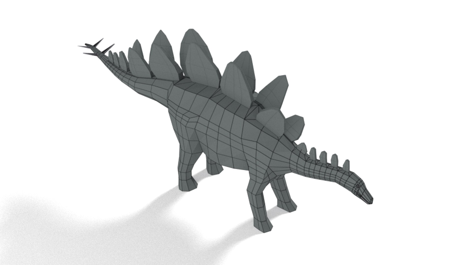 Stegosaurus Dinosaur 3D Model - TurboSquid 1432393