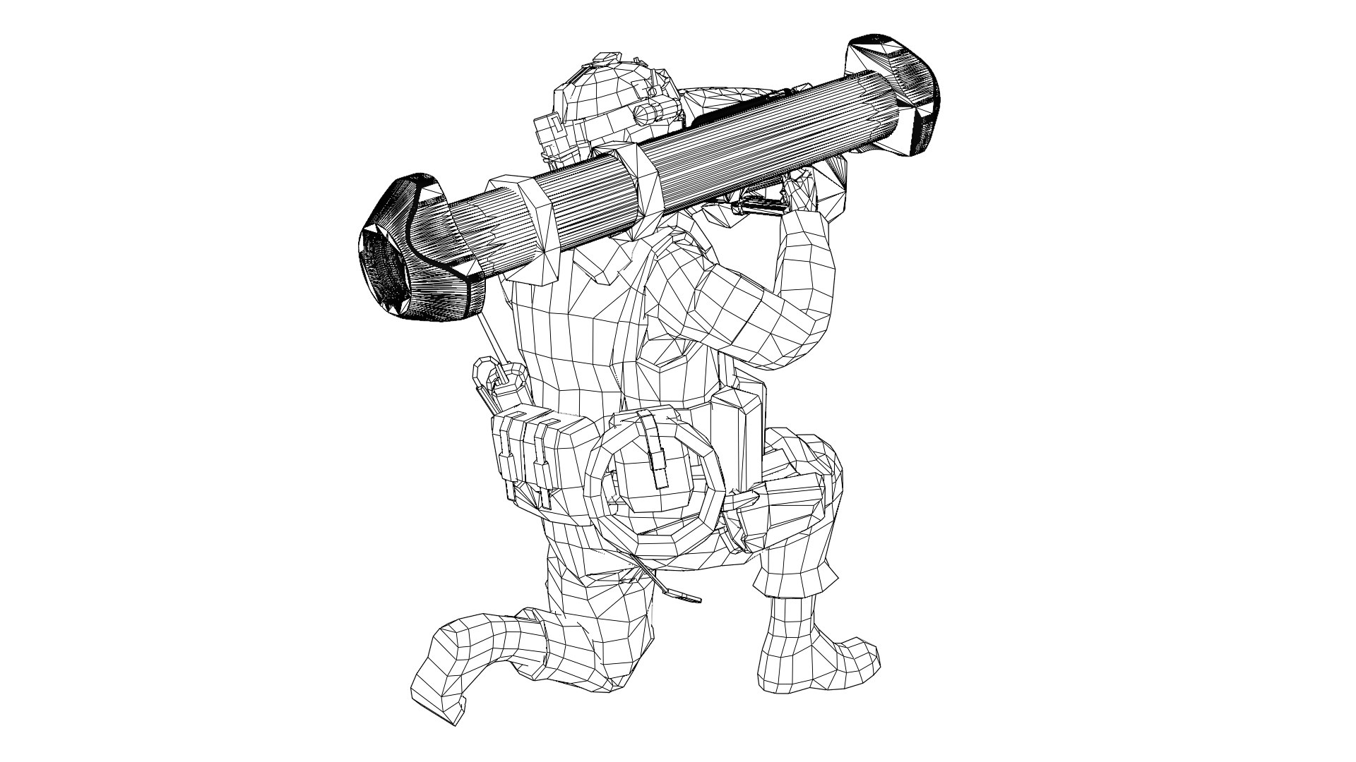 3D Model Soldier With Portable Missile Launcher Hyun-gung - TurboSquid ...