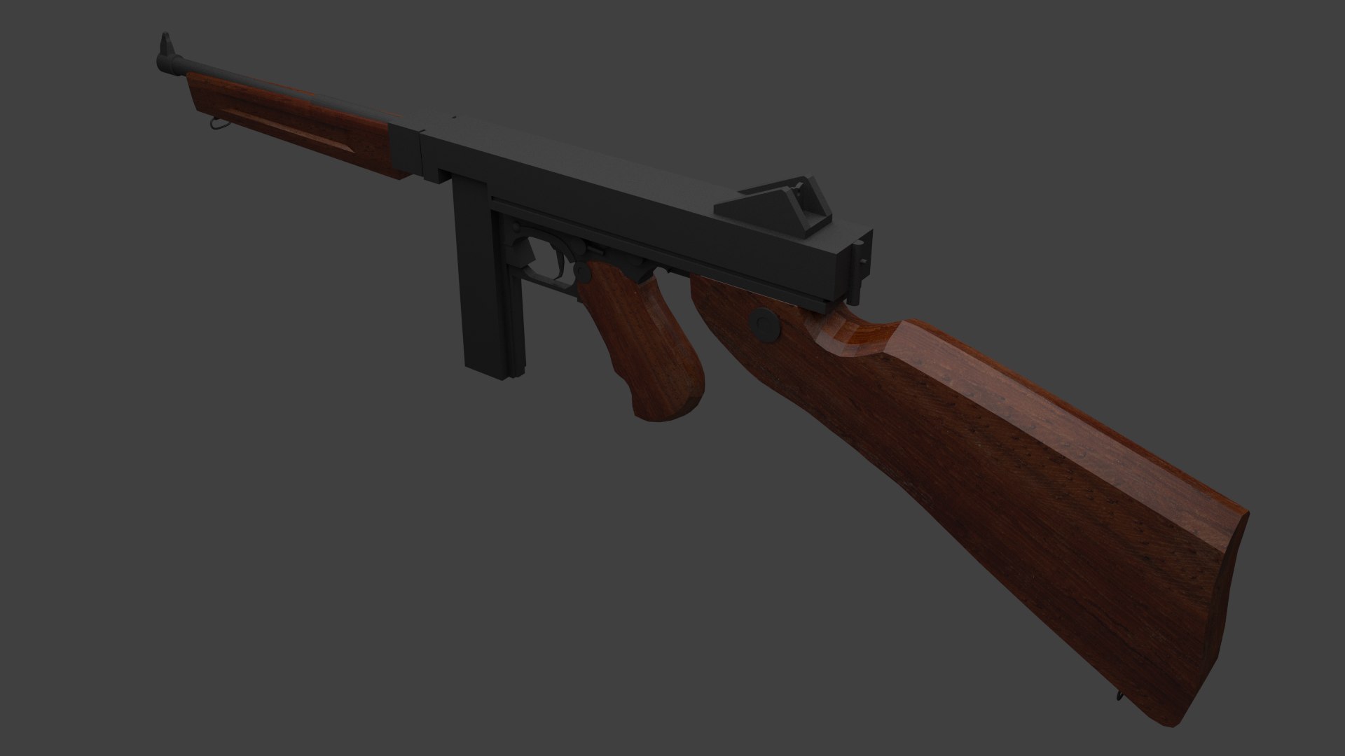 modelo 3d Thomson Gun - TurboSquid 730355