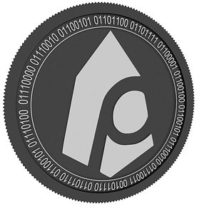 peos black coin 3D