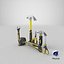 3D Eight Hand Tools Collection