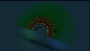 3d prehispanic azteca penacho