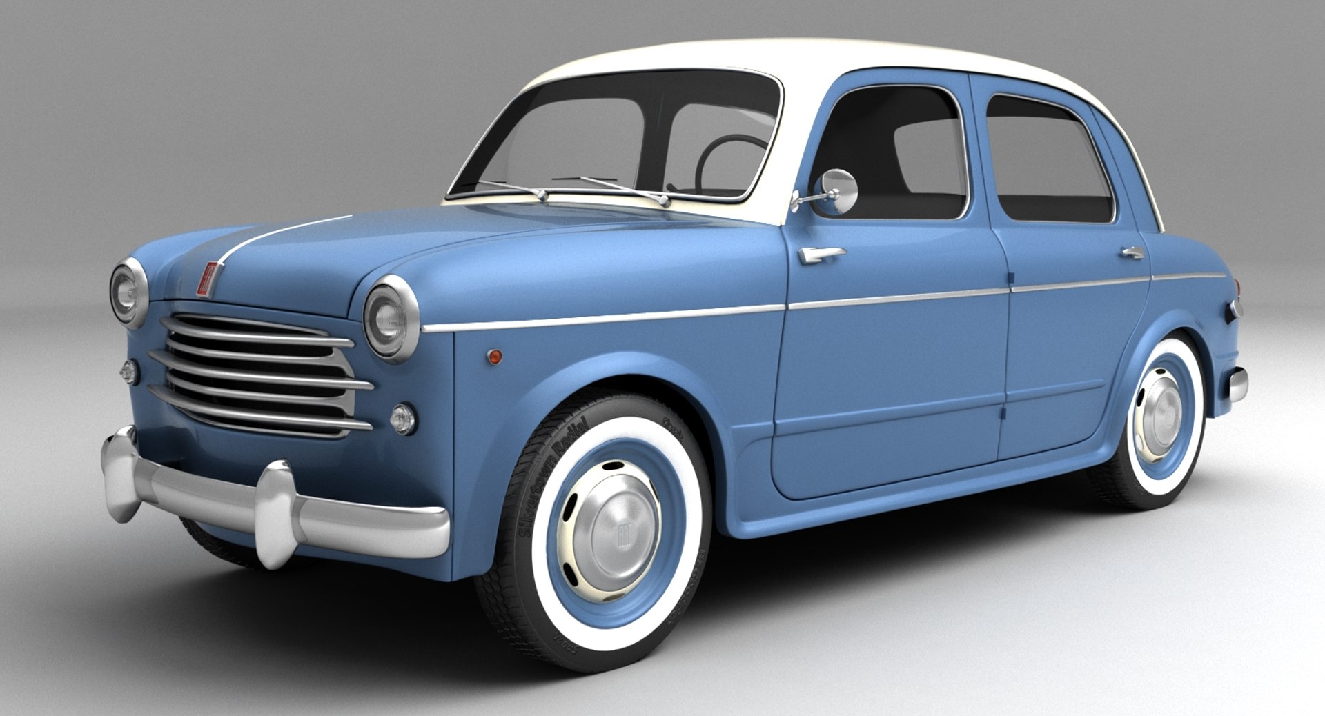 Miniature Progetto K 1/43 – Fiat 1100 103 E 1953 – Bleue – Très Bon état