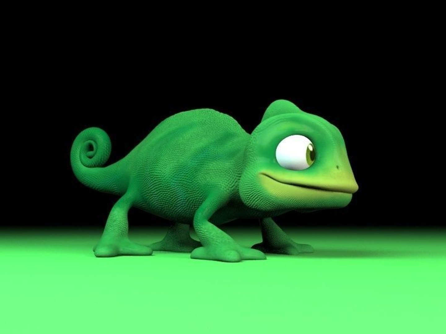 3D Chameleon Cartoon - TurboSquid 1384311