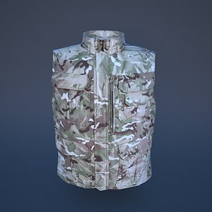 3D model military vest