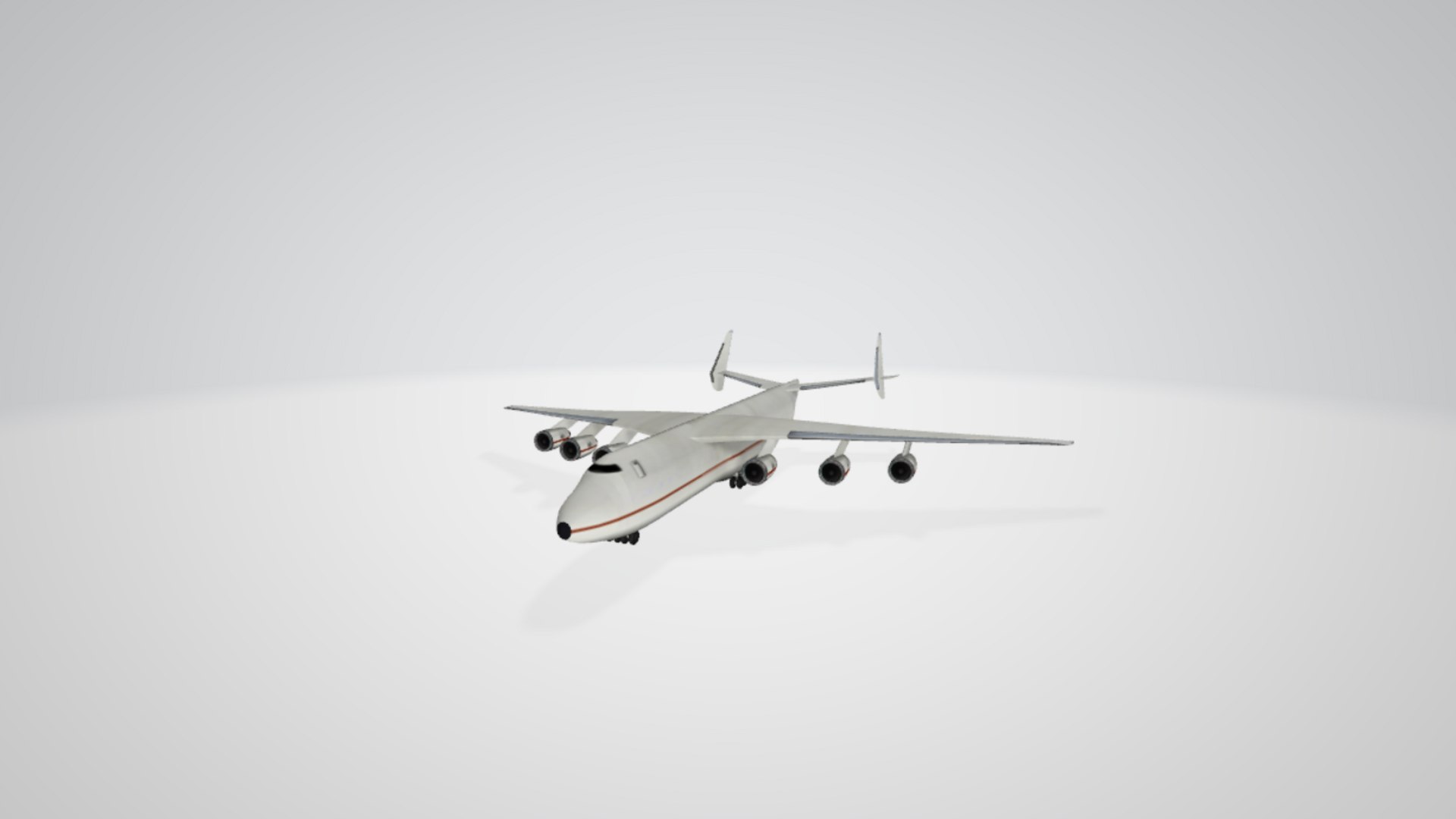 3D AN 225 Mriya Low Poly Model - TurboSquid 2289730