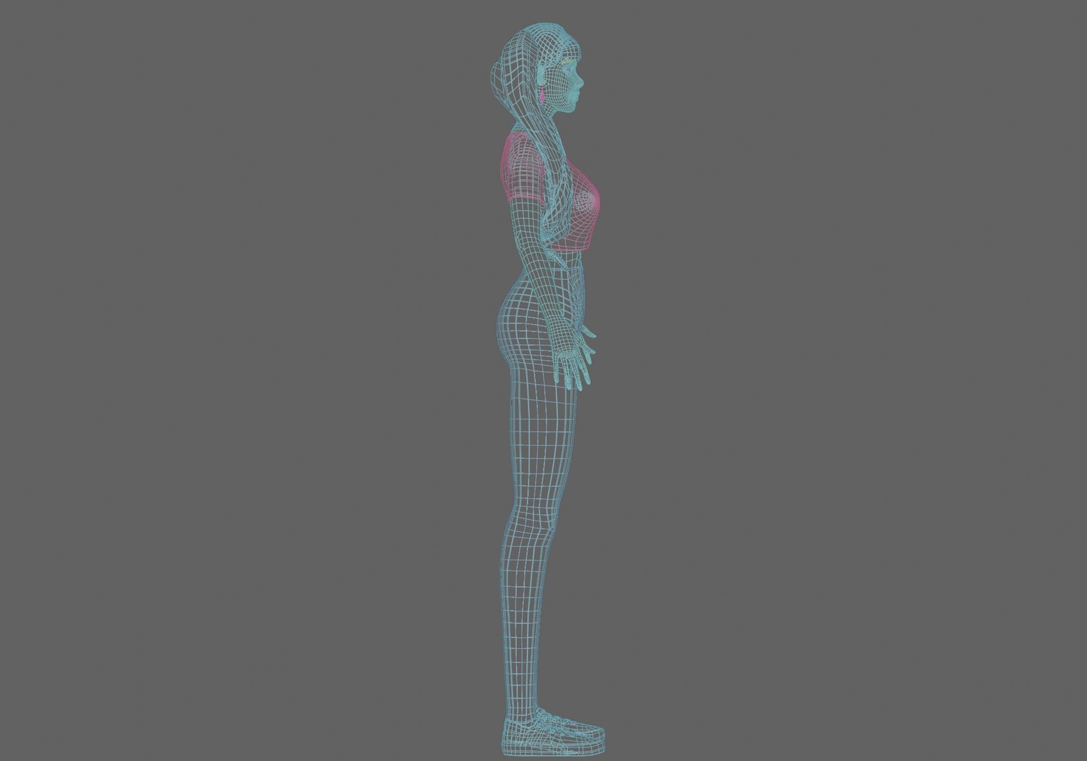 3D Model Standard Basic Woman V30946 - TurboSquid 2278757