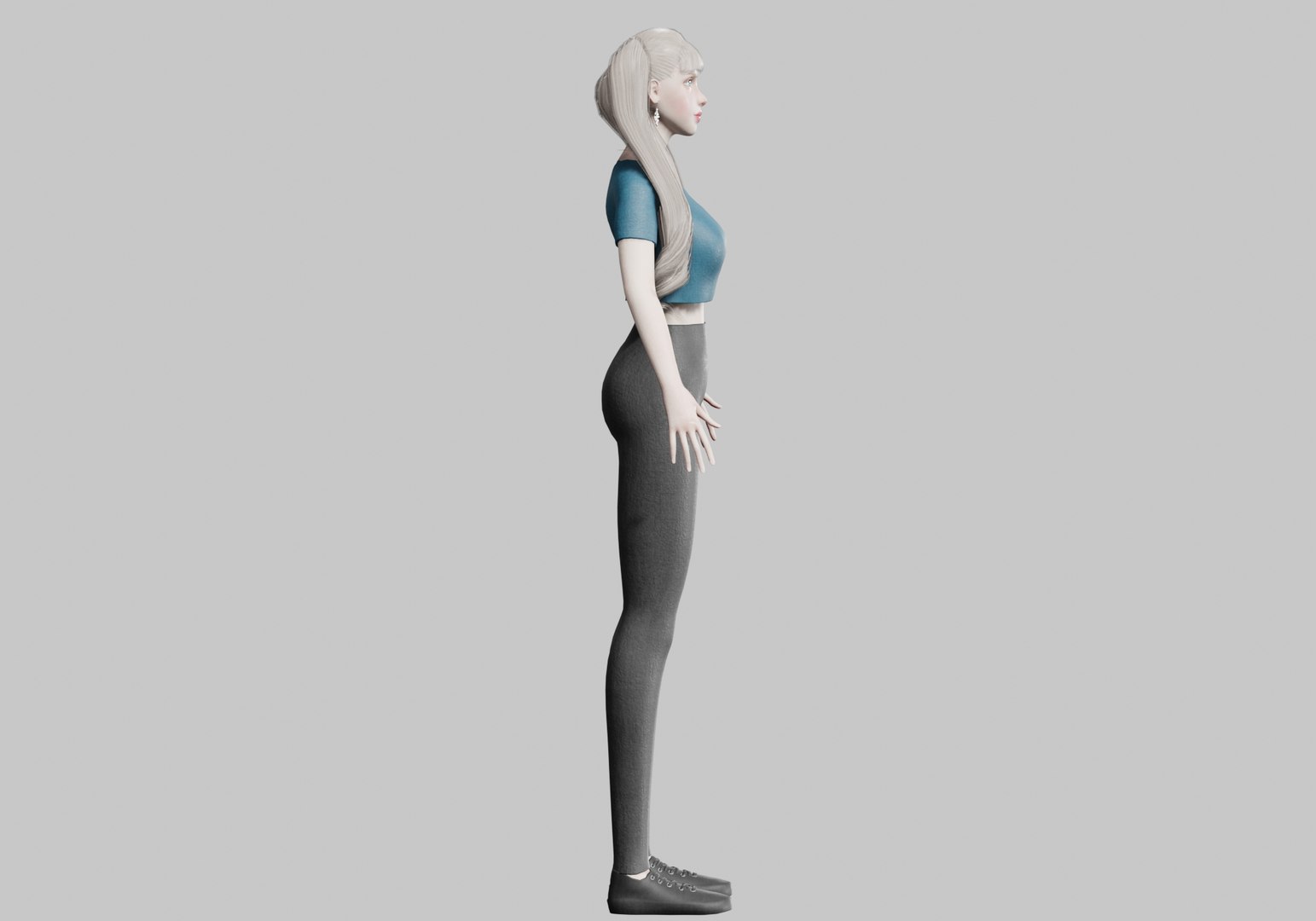 3D Model Standard Basic Woman V30946 - TurboSquid 2278757