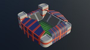 Football Stadium - Atletico Madrid 3D model
