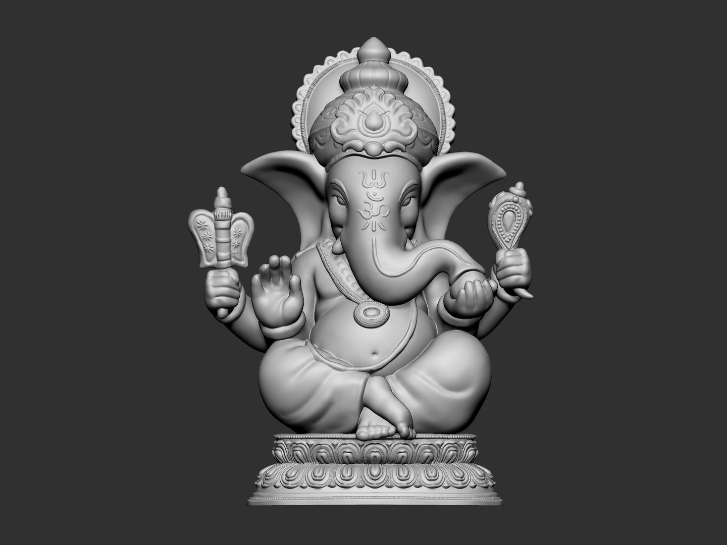 Ganesha Model - Turbosquid 1909061