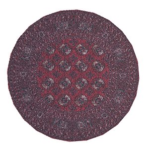 3D Round rug - tapete redondo