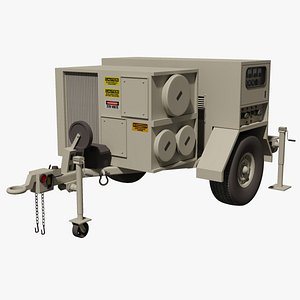 US Military Environmental Control Unit Trailer