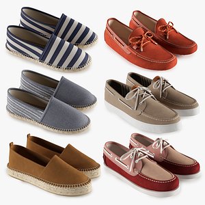 3D Moccasins Topsiders And Espadrilles