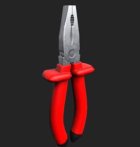 dielectric pliers pbr 3D model
