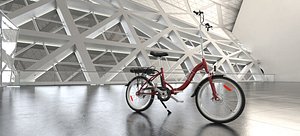 3D electric bicycle model