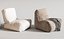 Sofá perezoso, sillón tipo puf, sofá tatami, sillón con chimenea, sillón reclinable sin brazos