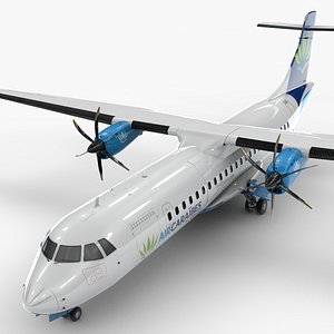 ATR 72 AIR CARAIBES L1617 3D model