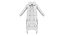 Fur Trim Hooded Long Padded Winter Coat