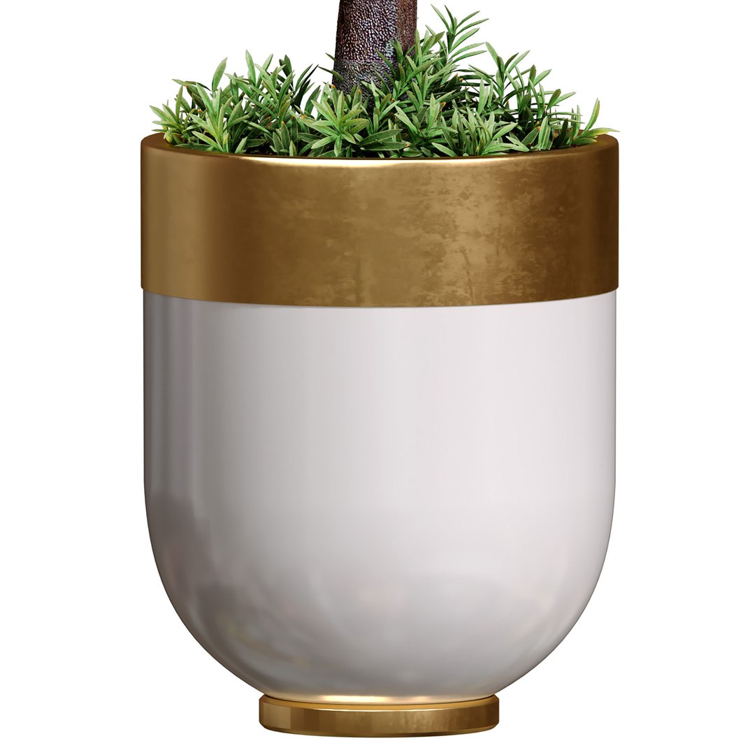 NATUMO 3D Vase 'Longi' - Bruchsicher & Nachhaltig (24cm, Braun)