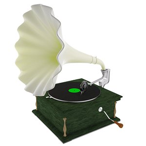 Old Gramophone Music Player