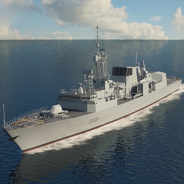 modelo 3d Fragata clase halifax - TurboSquid 1393527