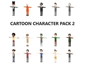 Cartoon Man Character Pack2