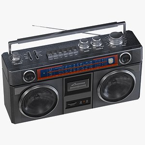 tape drive of retro cassette radio cassette player