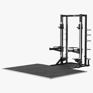 3D Technogym Half Rack Pure