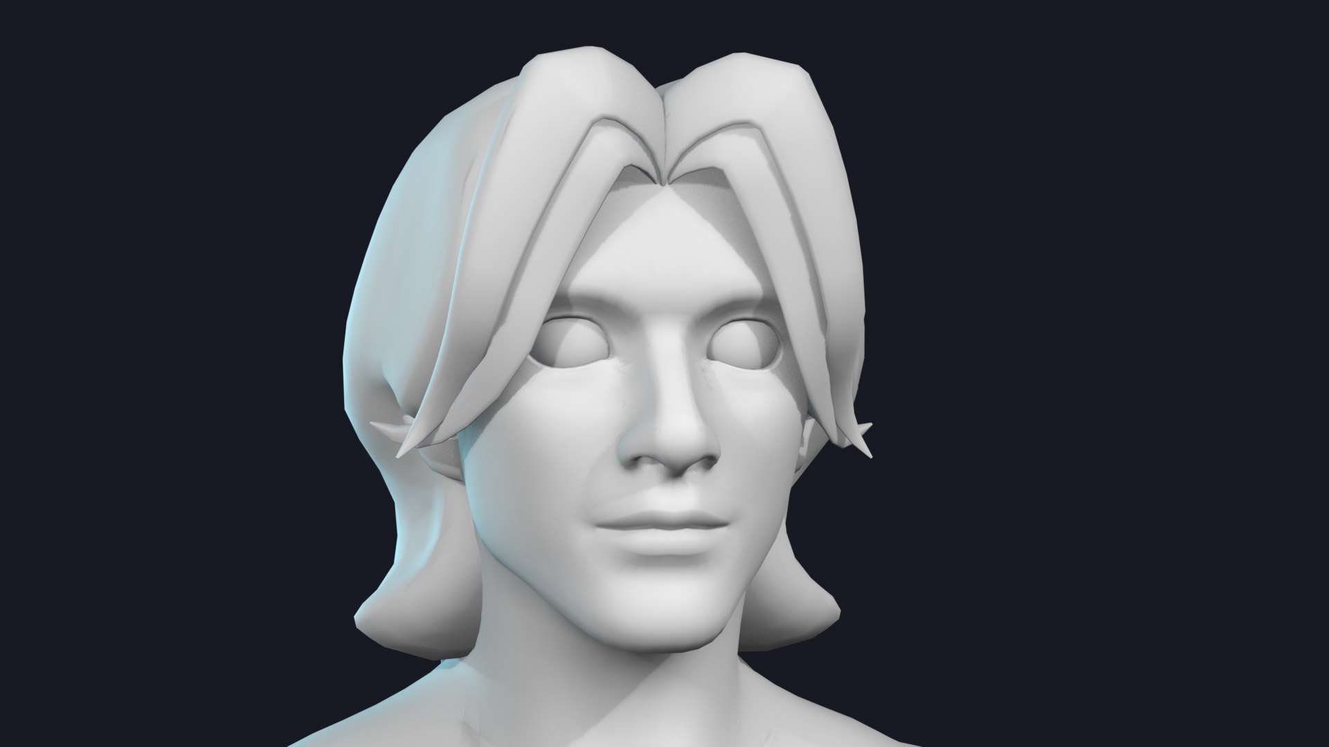 Stylized Male Body Base Mesh 3D Model Rigged With IKFK Switch ...