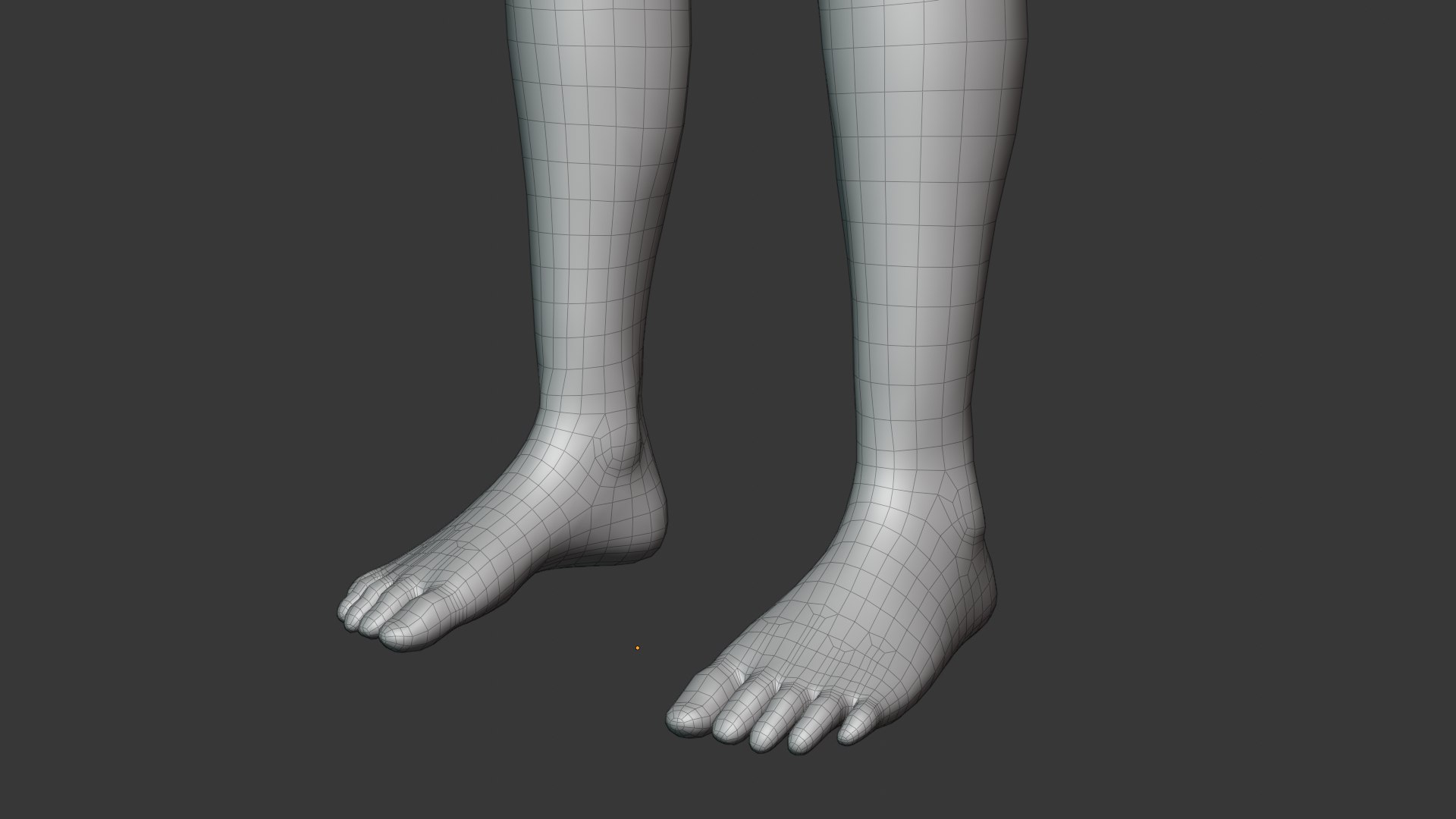 Stylized Male Body Base Mesh 3D Model Rigged With IKFK Switch ...