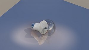 Simple bulb 3D model