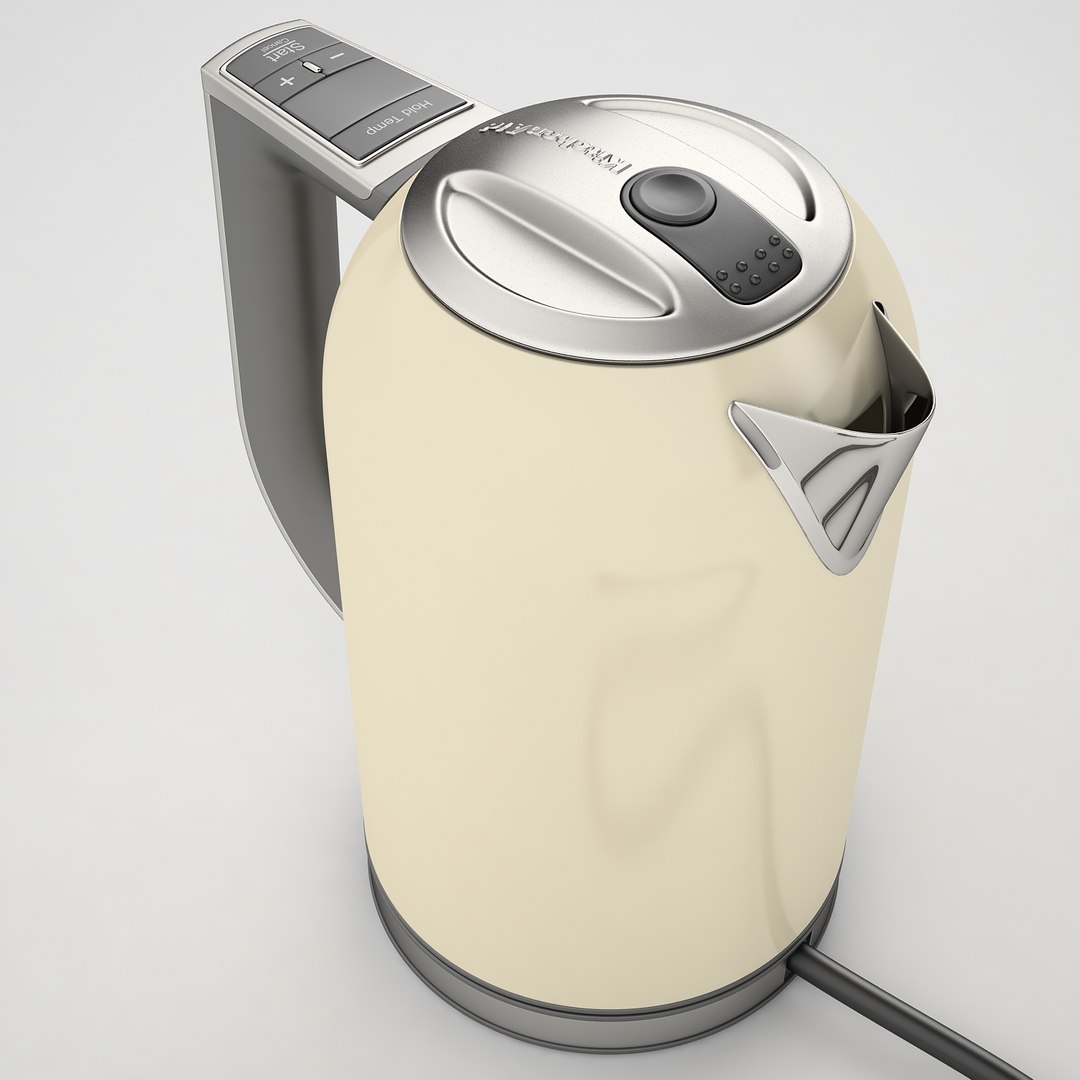 Electric Kettle Kitchen 3d Model