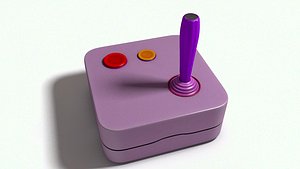 Pink Vintage Joystick