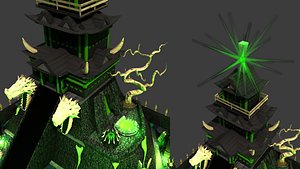 Necromancers Castle 3D model