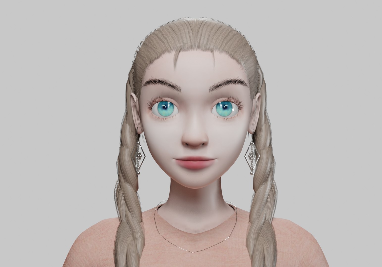 3D Model Pretty Basic Girl V28614 - TurboSquid 2263594