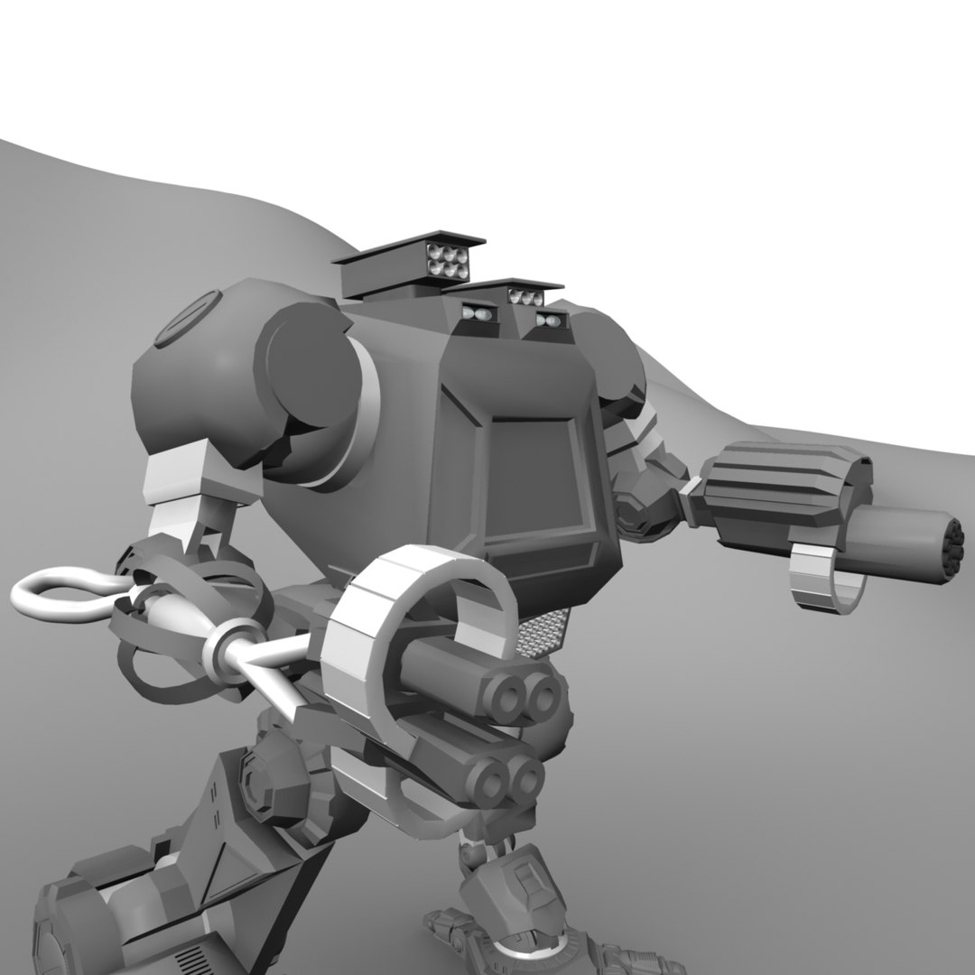 Mech 3d Model