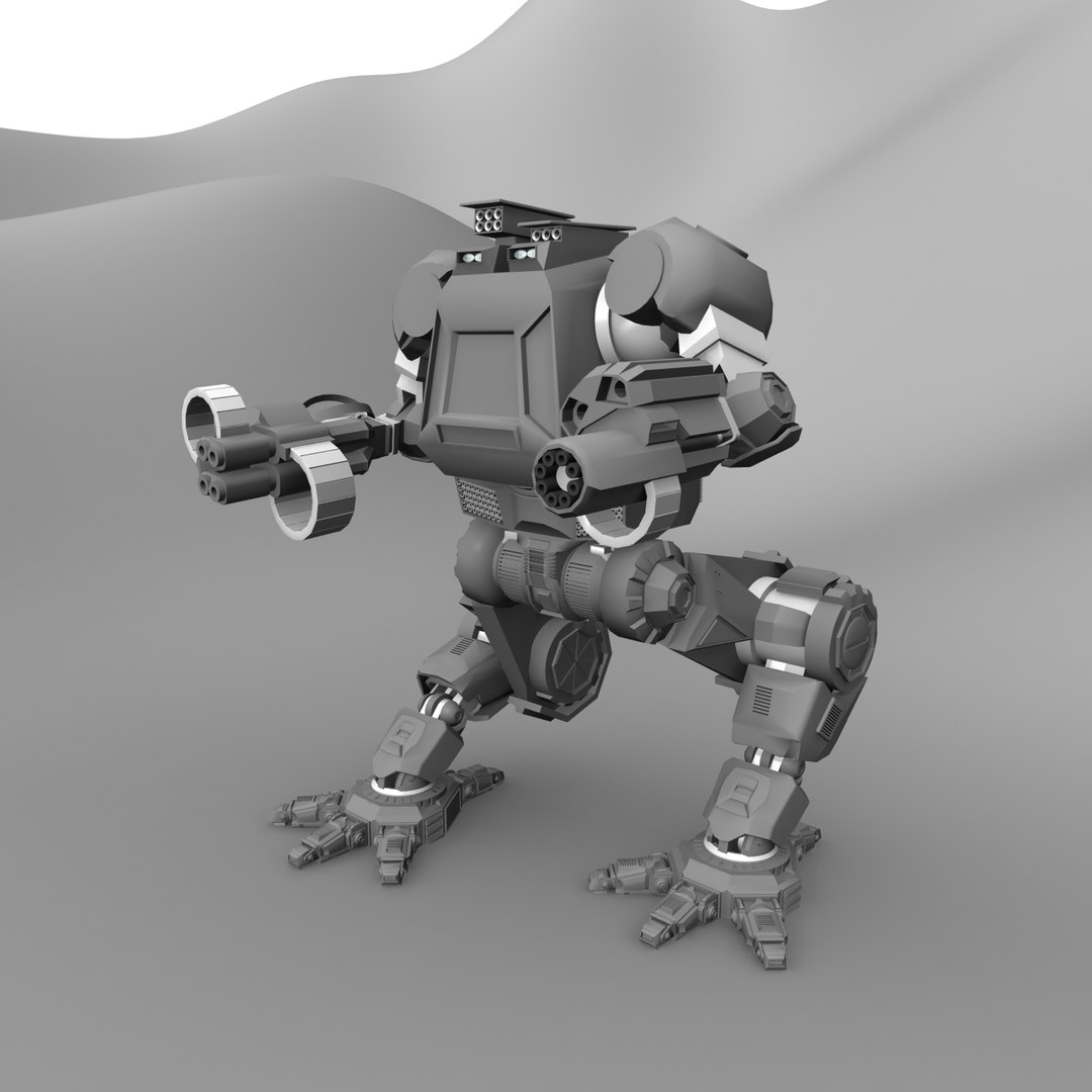 Mech 3d Model