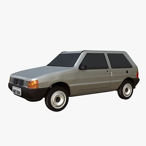 Car Fiat Uno - 3D Model model