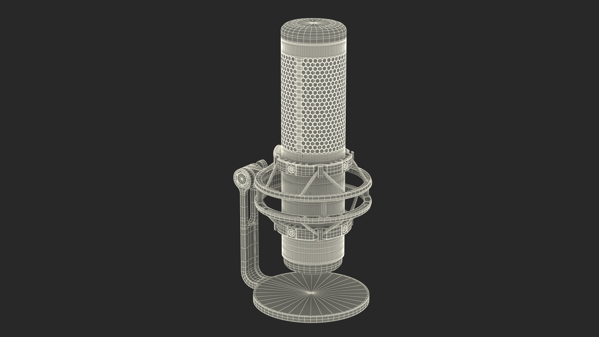 Microphone for computer HyperX QuadCast S 3D Model in Computer