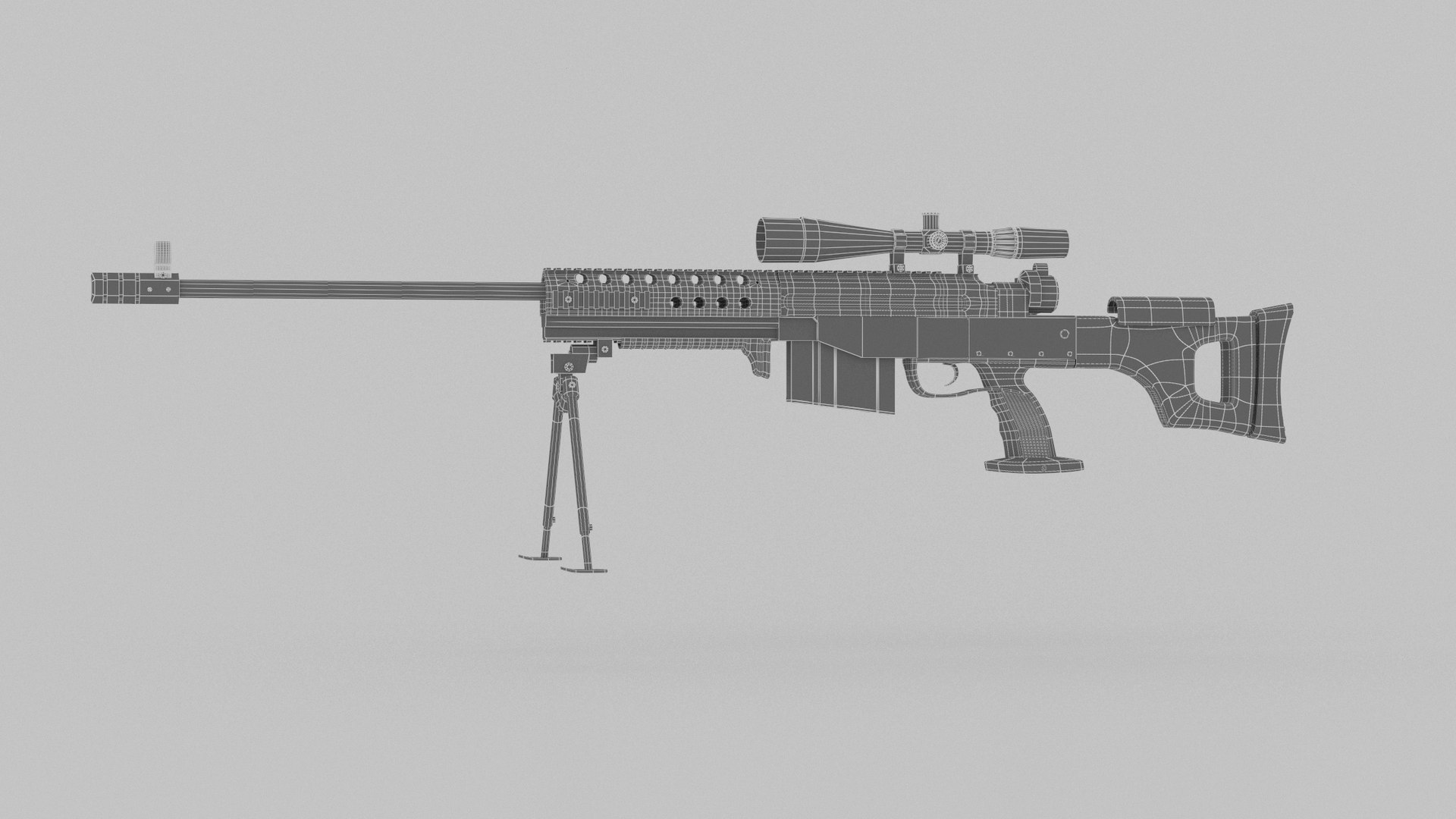 Sniper weapon model - TurboSquid 1375129
