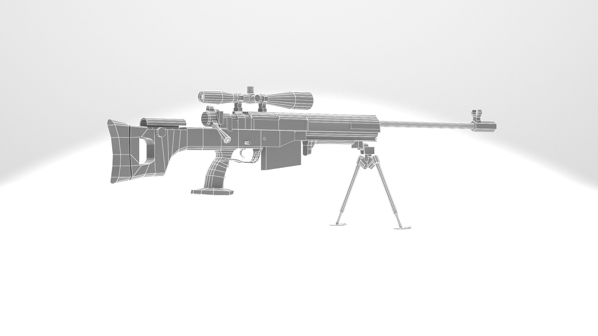 Sniper weapon model - TurboSquid 1375129