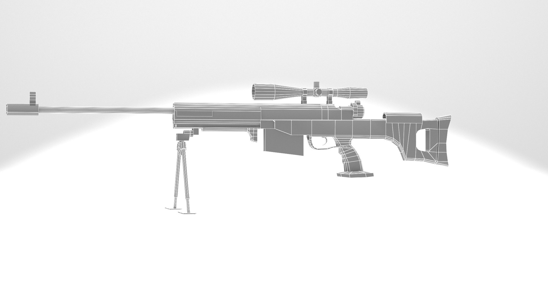 Sniper weapon model - TurboSquid 1375129