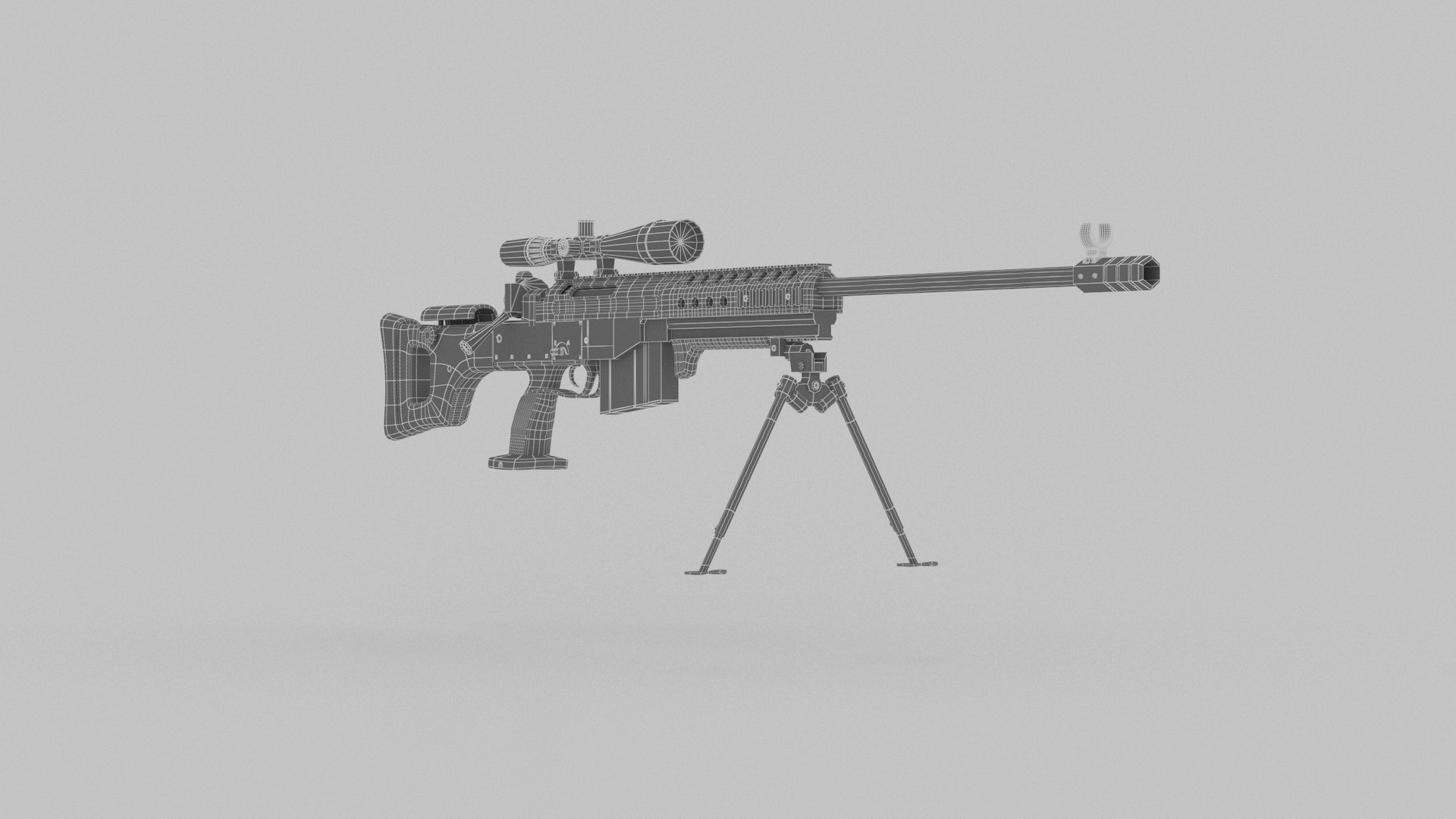 Sniper weapon model - TurboSquid 1375129