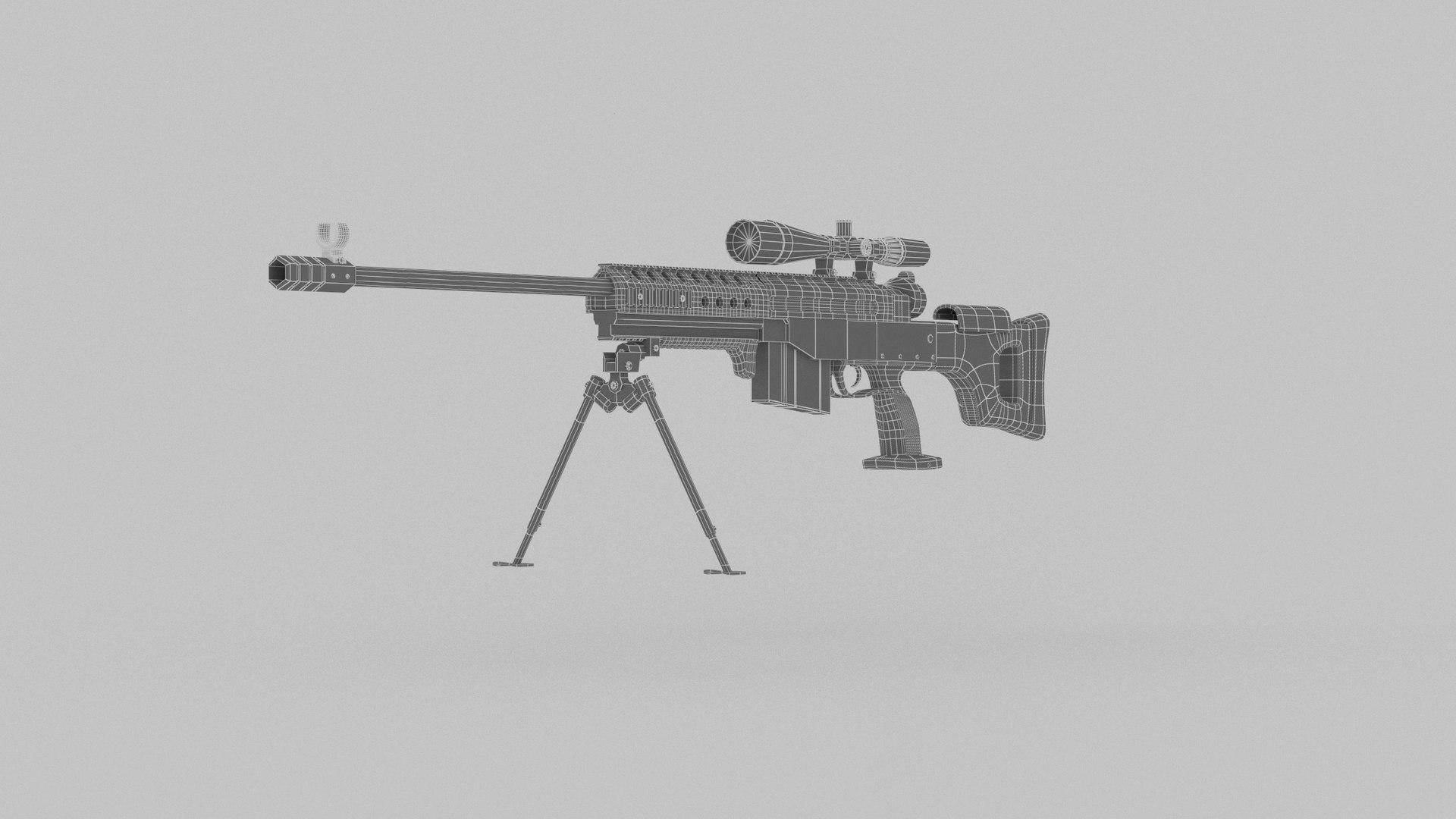 Sniper weapon model - TurboSquid 1375129