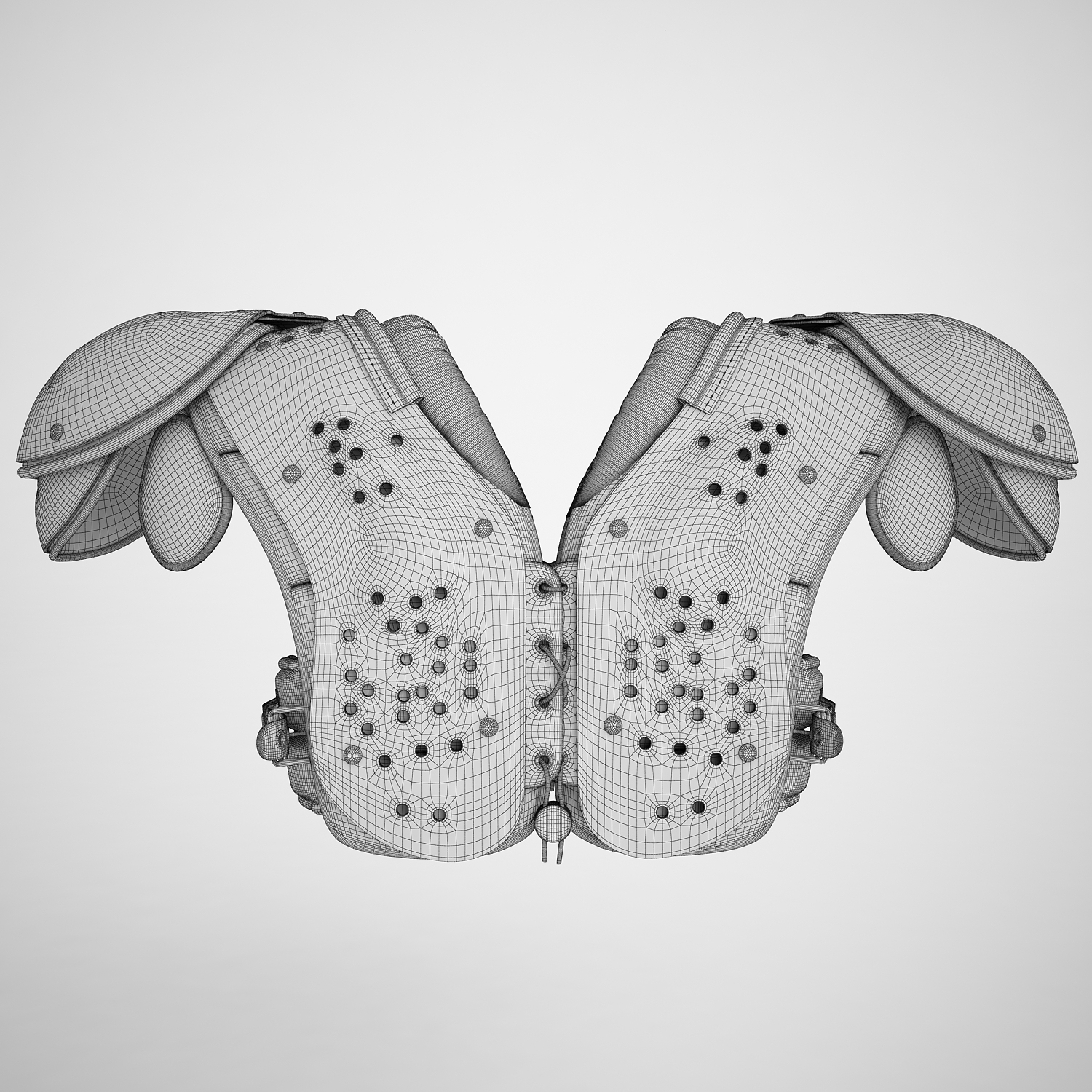 football-shoulder-pad-3d-model