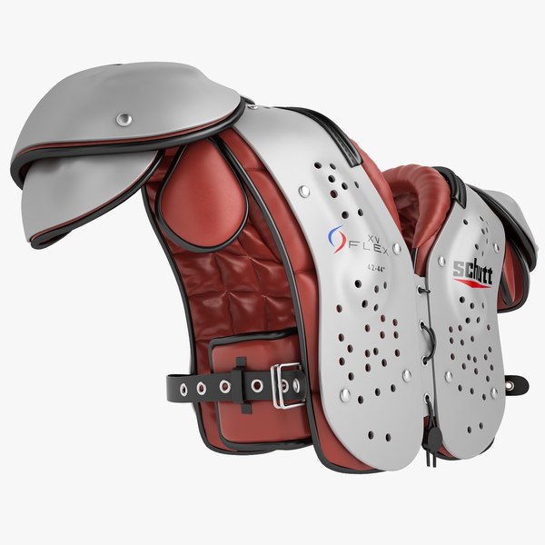 football shoulder pad 3d model