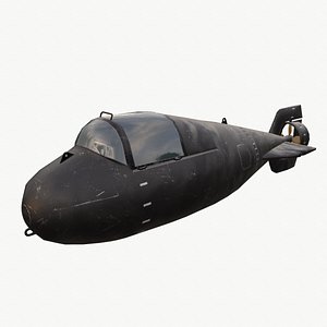 3D submarine triton-1m