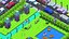Low Poly Cartoon Full City